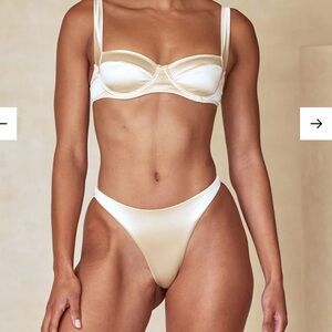 Monday swimwear Tamarama Bottom - Champange Shiny - Jersey   Size = P